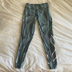 Teal 2XU Women’s Small Compression Tight